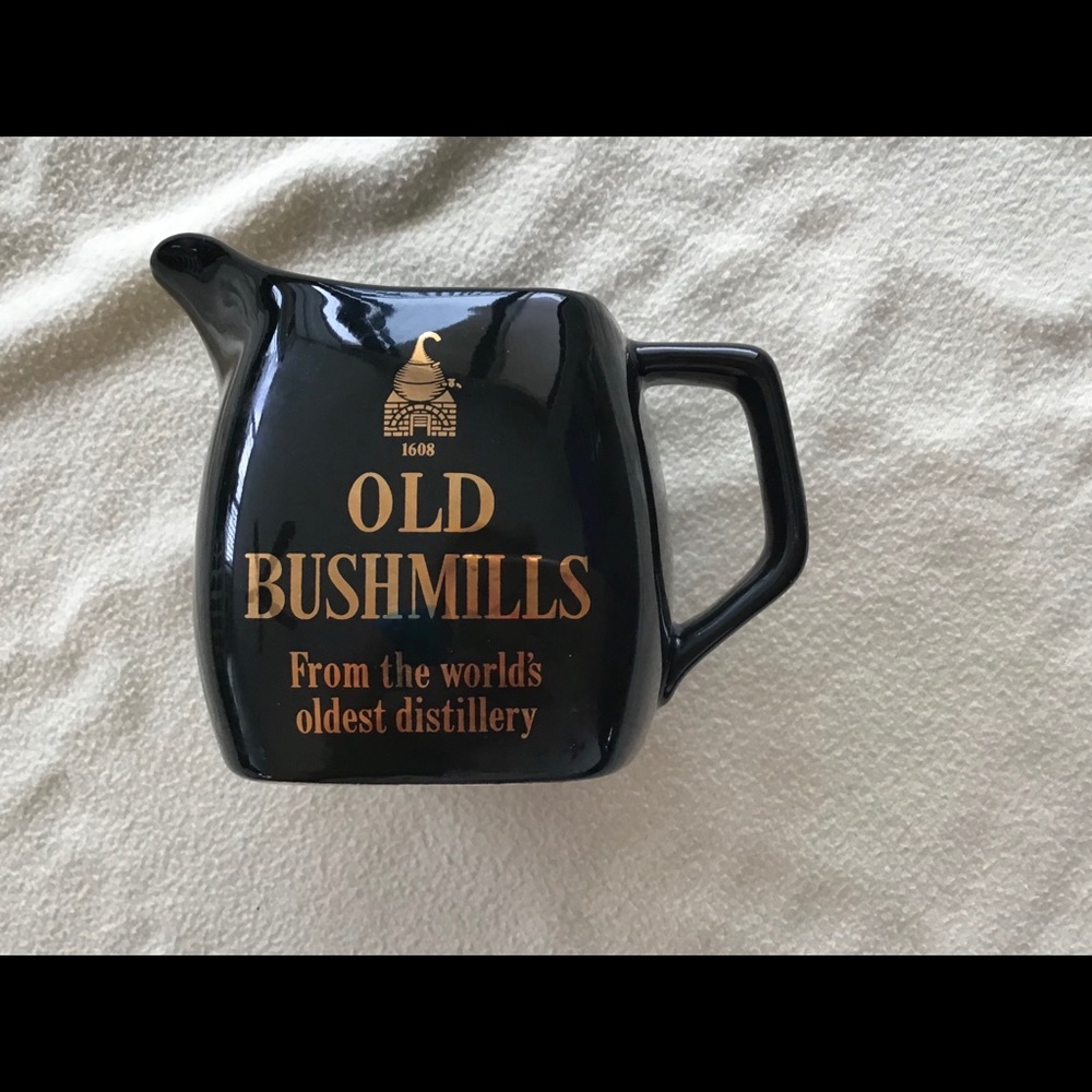 Old Bushmills Whiskey Pitcher